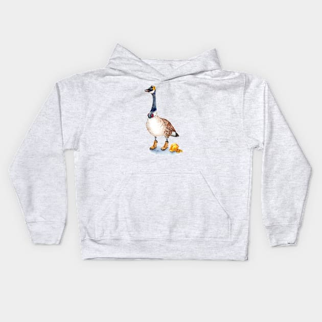 Safety Goose Kids Hoodie by Goosi